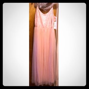 Beautiful pink bridesmaids prom dress NWT size 22